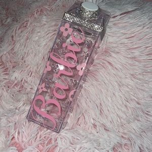 Barbie 12 oz acrylic milk carton